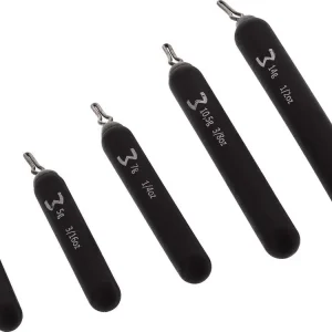 Westin Add-It Tungsten Dropshot Weights Mat Zwart Betrouwbaar